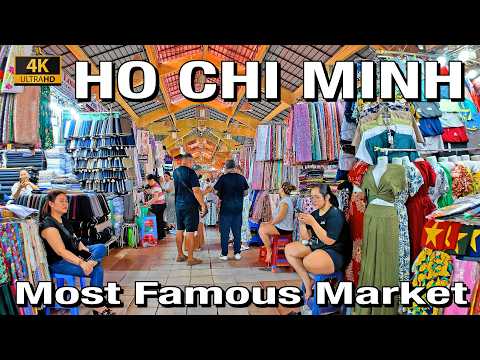 Ben Thanh Market - Ho Chi Minh Vietnam - Most Famous Market in Vietnam