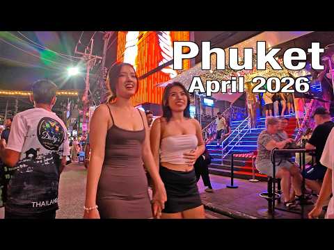 PATONG BEACH Phuket April 2026 at NIGHT - Bangla Road