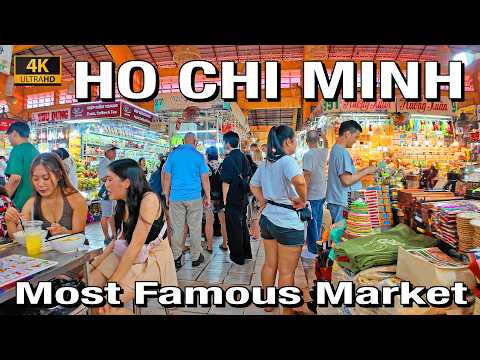 Ben Thanh Market - Ho Chi Minh Vietnam - Most Famous Market in Vietnam