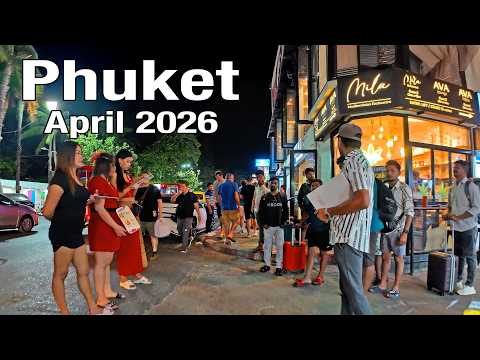 PATONG BEACH Phuket April 2026 - Beach Road